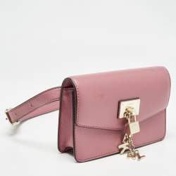 DKNY Pink Leather Elissa Belt Bag