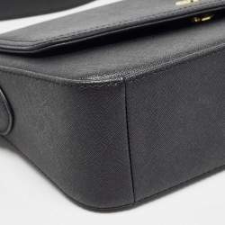 Pre Owned DKNY Black Leather Bibi East West Shoulder Bag