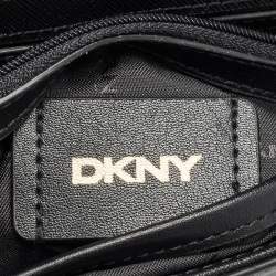Pre Owned DKNY Black Leather Bibi East West Shoulder Bag