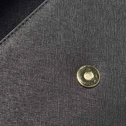 Pre Owned DKNY Black Leather Bibi East West Shoulder Bag