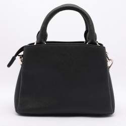 Pre Owned DKNY Black Leather Paige Satchel