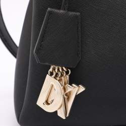 Pre Owned DKNY Black Leather Paige Satchel