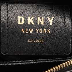 Pre Owned DKNY Black Leather Paige Satchel