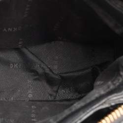 Pre Owned DKNY Black Leather Paige Satchel