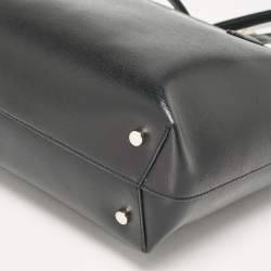 DKNY Black Leather Medium Bryant Tote
