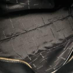 DKNY Black Leather Medium Bryant Tote