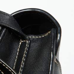 DKNY Black Leather Envelope Flap Shoulder Bag