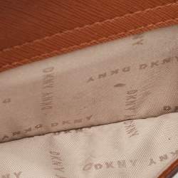 DKNY Brown Leather XS Crossbody Bag