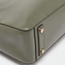 Pre Owned DKNY Grey Saffiano Leather Tote