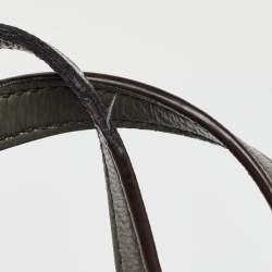 Pre Owned DKNY Grey Saffiano Leather Tote