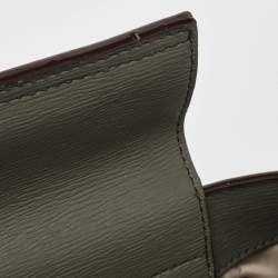 Pre Owned DKNY Grey Saffiano Leather Tote