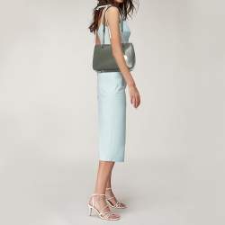 Pre Owned DKNY Grey Saffiano Leather Tote