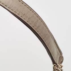 Pre Owned Dkny Beige Quilted Leather Allen Flap Shoulder Bag