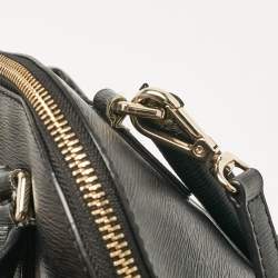 Dkny Black Leather Dome Satchel