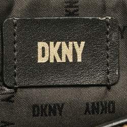 Dkny Black Leather Dome Satchel