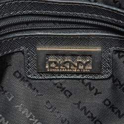 Pre Owned Dkny Black Saffiano Leather Shoulder Bag