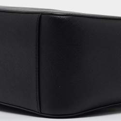 Pre Owned Dkny Black Leather Bryant Park Chain Tote