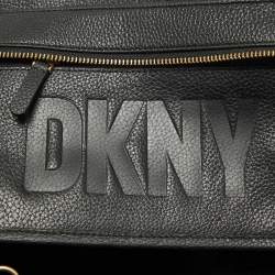 Pre Owned DKNY Black Leather Effortless Tote