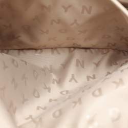 Dkny Brown Coated Canvas Tote