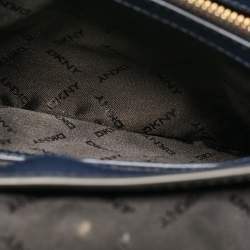 Pre Owned DKNY Navy Blue Saffiano Leather Envelope Flap Shoulder Bag