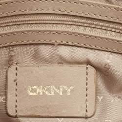 Pre Owned DKNY Burgundy Saffiano Leather Small Cassie Tote