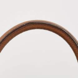 Pre Owned DKNY Brown Signature Coated Canvas Satchel