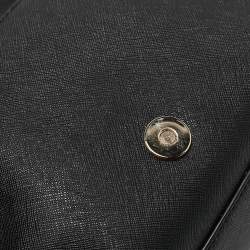 Dkny Black Leather Flap Crossbody Bag
