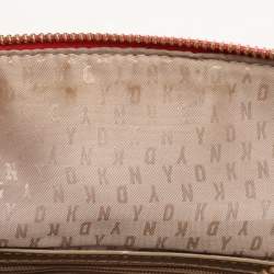 Dkny Red Leather Shoulder Bag