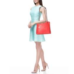 Dkny Red Leather Shoulder Bag