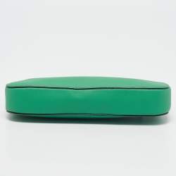 DKNY Green Leather Bryant Park Crossbody Bag