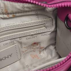 DKNY Hot Pink Leather Crossbody Bag