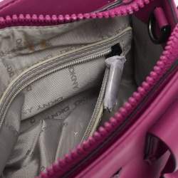 DKNY Hot Pink Leather Crossbody Bag