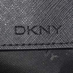 Pre Owned Dkny Blue Lizard Embossed Leather Chelsea Satchel