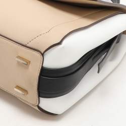 Dkny Tricolor Leather Top Handle Bag