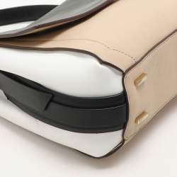 Dkny Tricolor Leather Top Handle Bag