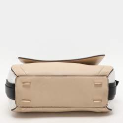 Dkny Tricolor Leather Top Handle Bag