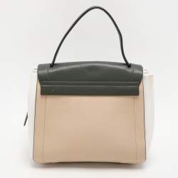 Dkny Tricolor Leather Top Handle Bag