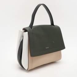 Dkny Tricolor Leather Top Handle Bag