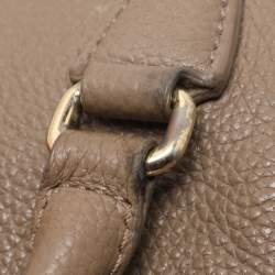 Pre Owned Dkny Beige Leather Satchel