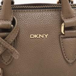 Pre Owned Dkny Beige Leather Satchel