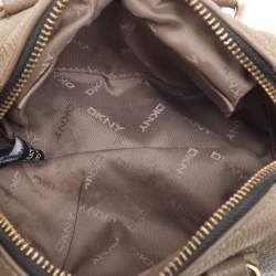 Pre Owned Dkny Beige Leather Satchel