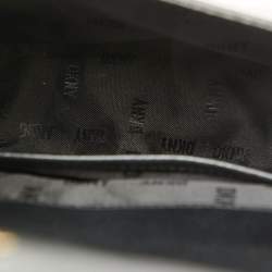 DKNY Black Leather Flap Shoulder Bag