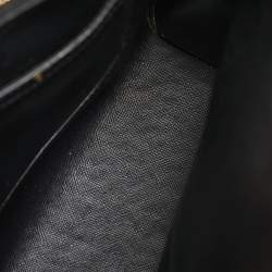 Pre Owned DKNY Black Grain Leather Beekman French Tote