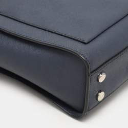 Dkny Blue Leather Bryant Crossbody Bag