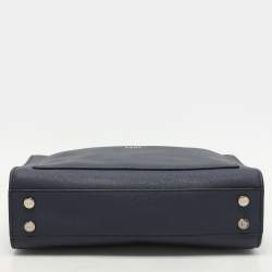 Dkny Blue Leather Bryant Crossbody Bag
