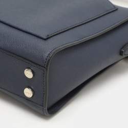 Dkny Blue Leather Bryant Crossbody Bag