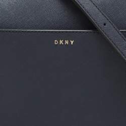 Dkny Blue Leather Bryant Crossbody Bag