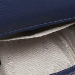 DKNY Navy Blue Leather Elissa Micro Mini Bag