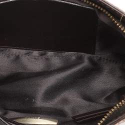 DKNY Beige/Brown Signature Canvas and Leather Shoulder Bag