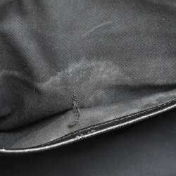 DKNY Black Leather Dome Satchel